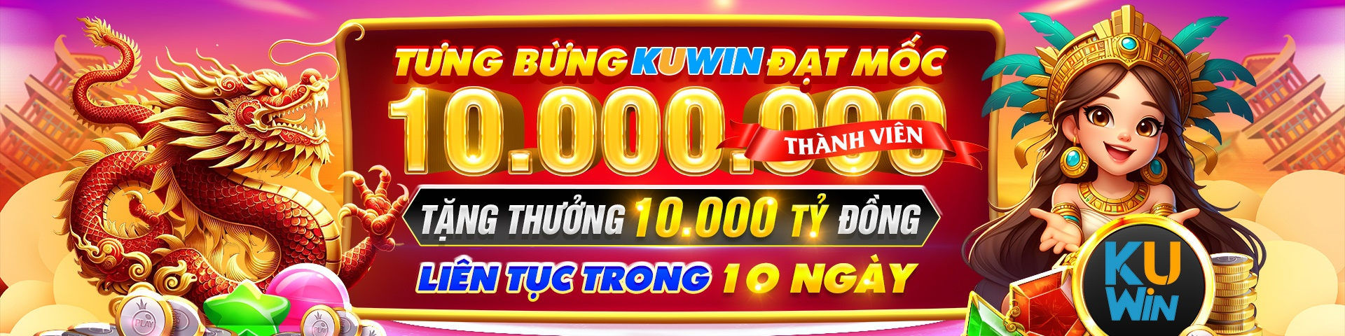 KUWIN tặng thương 10.000 tủy đồng